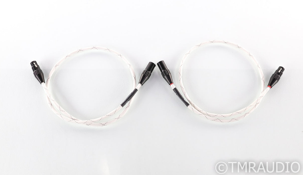 WyWires Platinum Series XLR Cables; 3ft Pair Balanced Interconnects