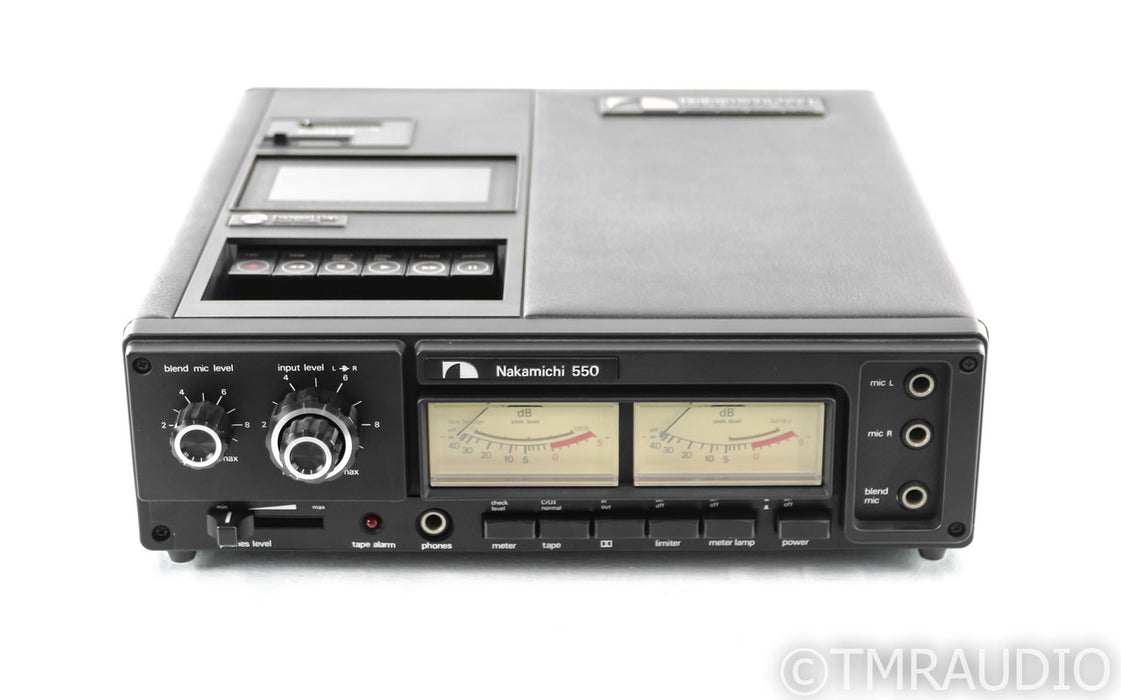 Nakamichi 550 Dual Head Portable Cassette Deck; AS-IS (Doesn't Read Tapes)
