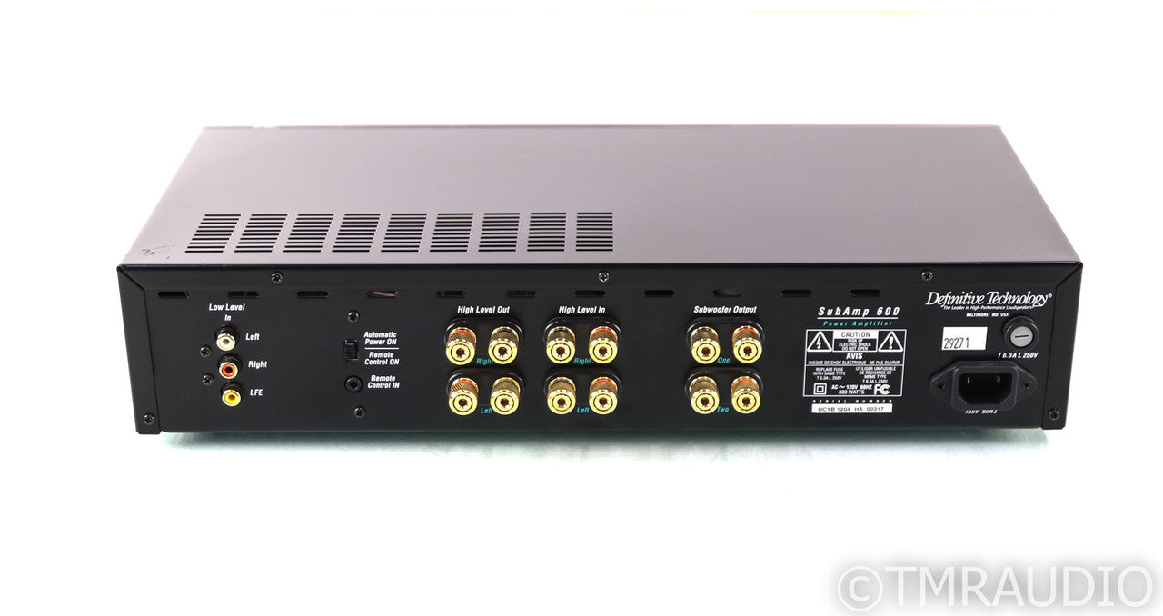 Definitive Technology SubAmp600 Subwoofer Power Amplifier; SubAmp 600