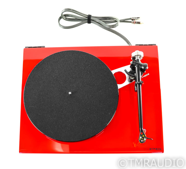 Rega RP6 Turntable With Exact 2 Cartridge and TTPSU; RP-6; Red