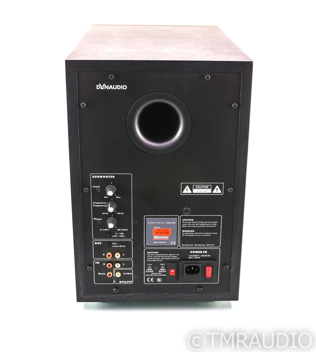 Dynaudio Audience SUB-20A 10" Powered Subwoofer; Black Ash