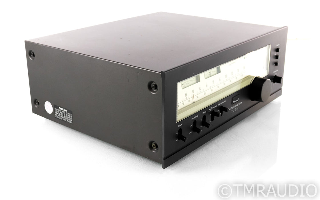 Sansui TU-717 Vintage AM / FM Tuner; TU717; Rack Mount / Handles