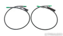 AudioQuest Earth RCA Cables; 1m Pair Interconnects; 72v DBS