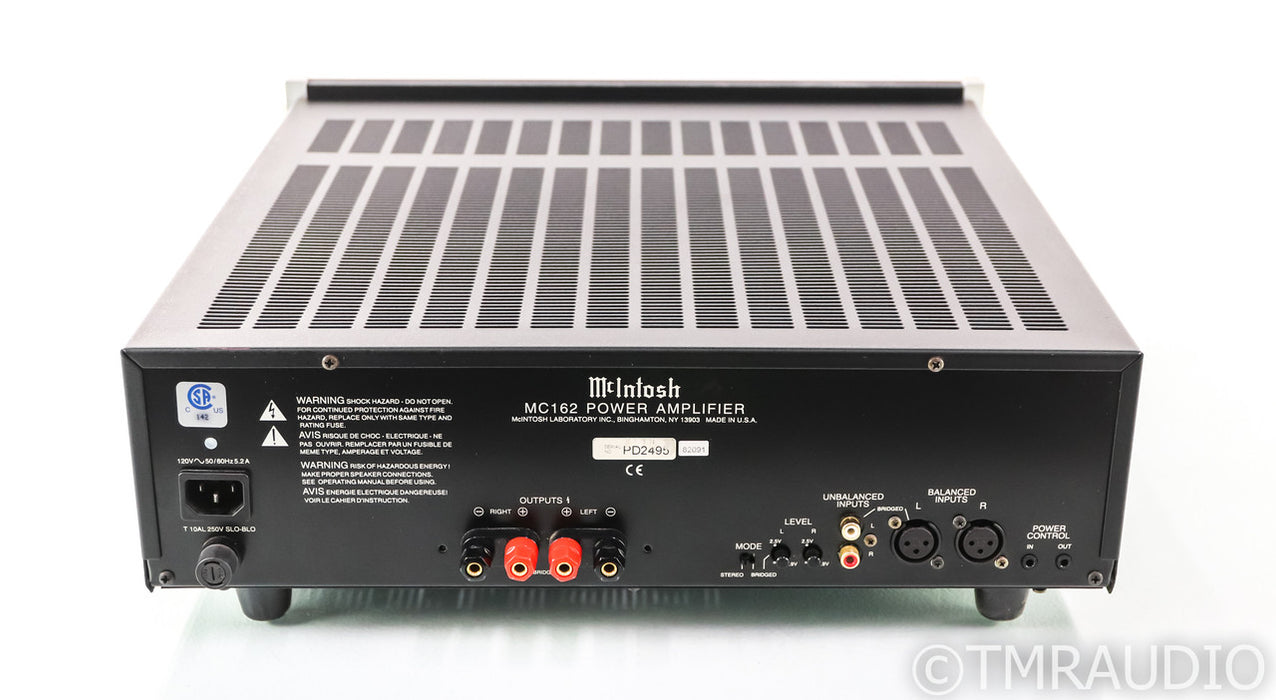 McIntosh MC162 Stereo Power Amplifier; MC-162