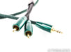 AudioQuest Evergreen 3.5mm to RCA Y-Splitter Cable; Single .6m Interconnect
