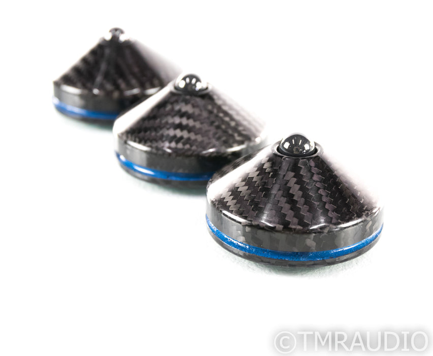 Grand Prix Audio Apex Isolation Feet; Set of 3; Ceramic Bearings
