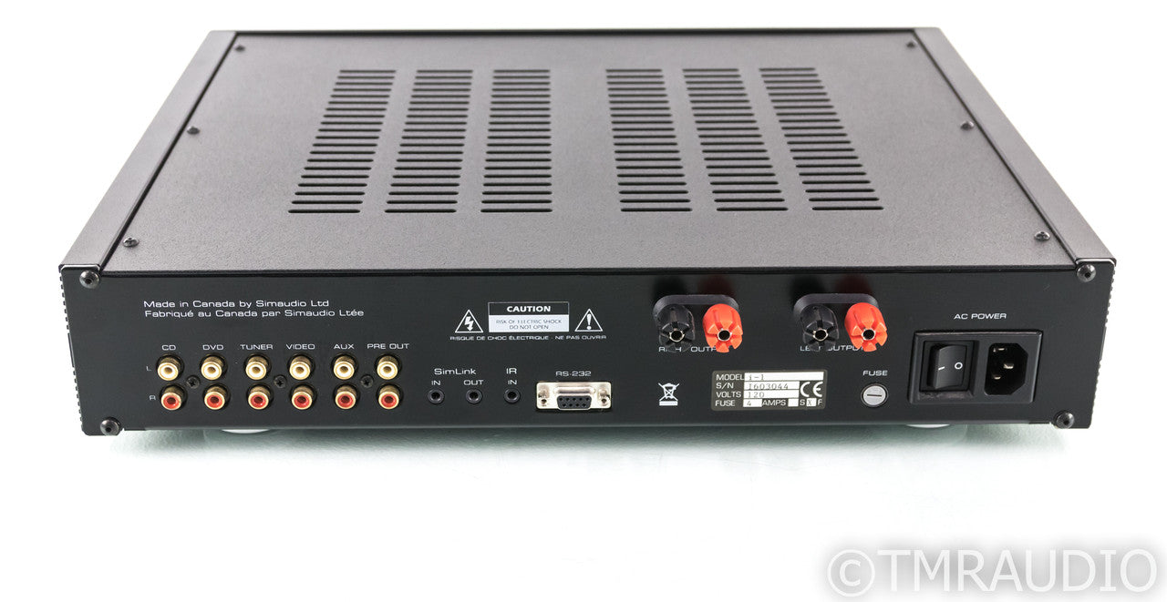 SimAudio Moon i-1 Stereo Integrated Amplifier; Black; i1; Remote