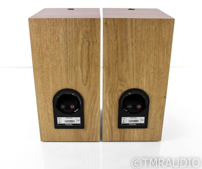 Focal Chora 806 Bookshelf Speakers; Light Wood Pair
