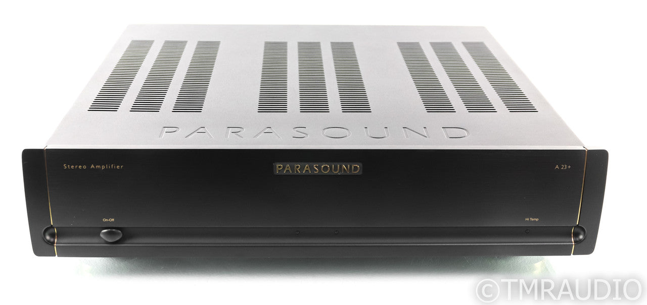 Parasound Halo A23+ Stereo Power Amplifier; A-23 Plus; Black