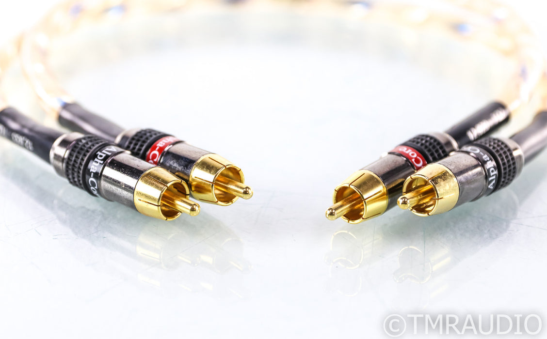 Alpha Core Goertz Micro Purl Silver RCA Cables; .5m Pair Interconnects