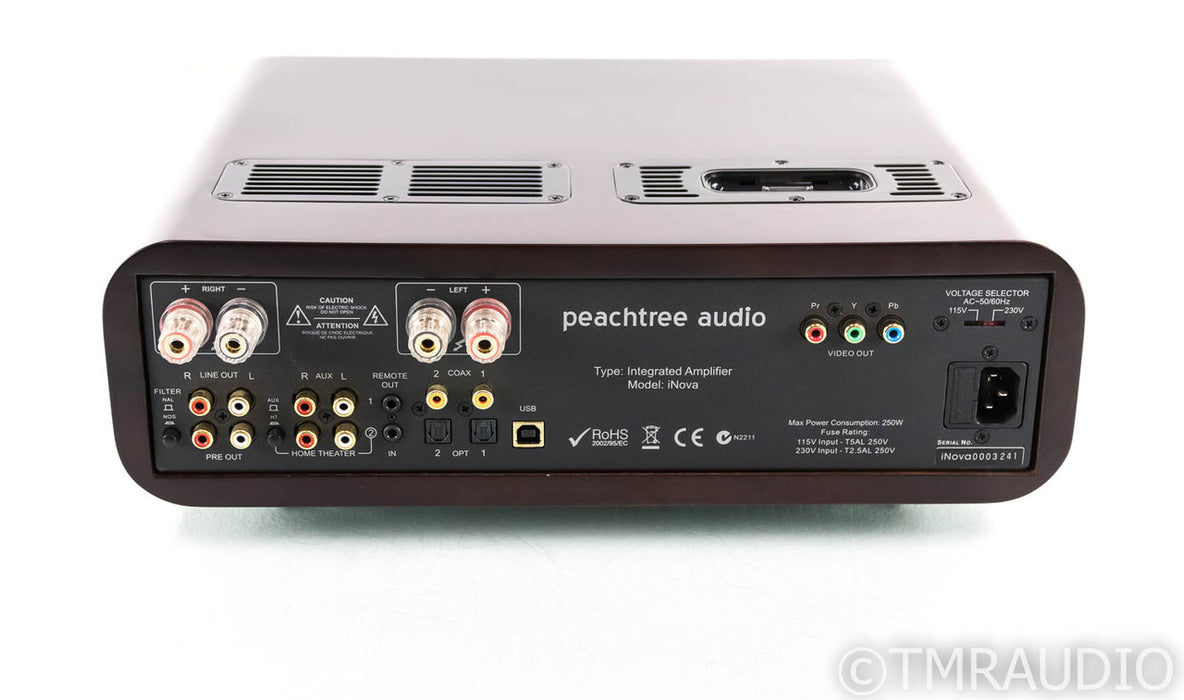 Peachtree iNova Stereo Integrated Amplifier; iPod Dock; Remote