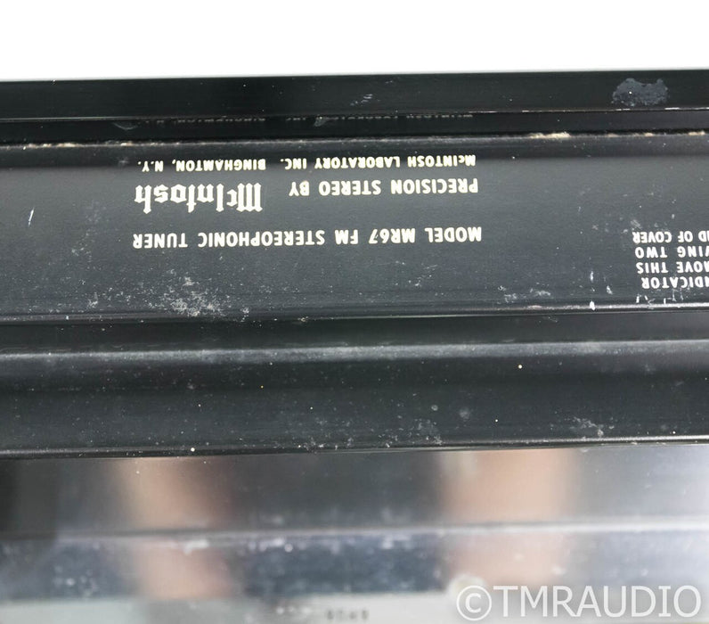 McIntosh MR67 Vintage Stereo Tube FM Tuner; MR-67