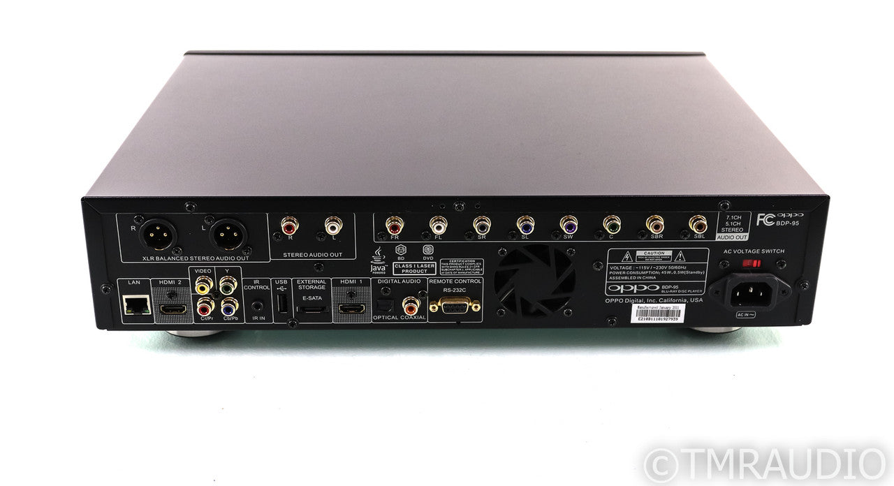 Oppo BDP-95 Universal Blu-Ray Player; BDP95; Remote