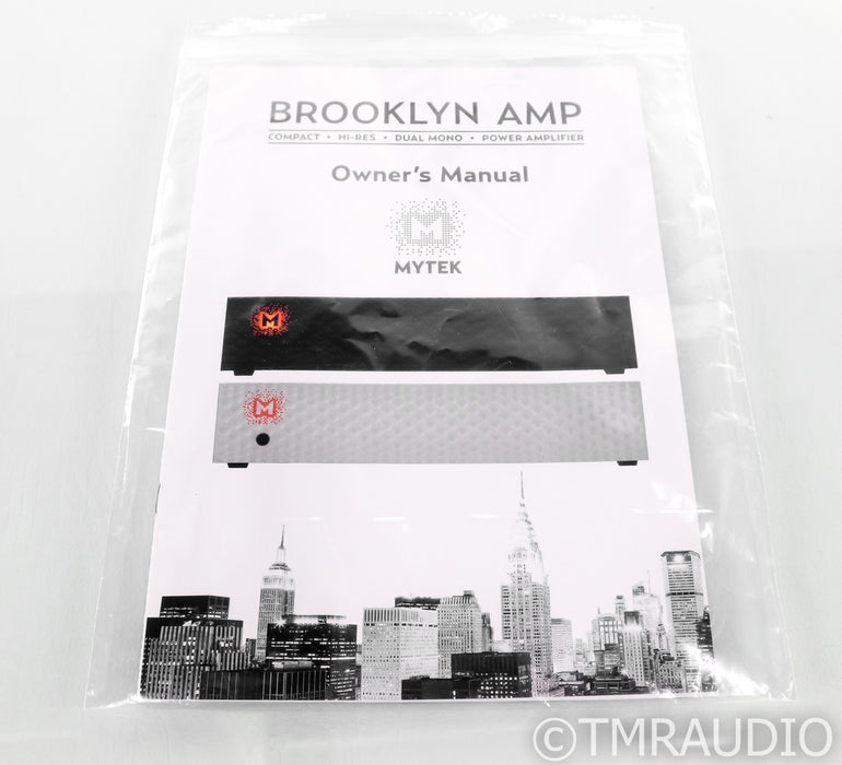Mytek Brooklyn Amp Stereo Power Amplifier; Black (1/2)