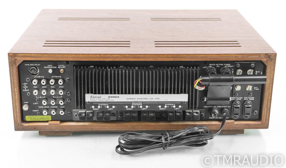 Sansui 5000A Vintage Stereo Receiver; Excellent Condition; Complete