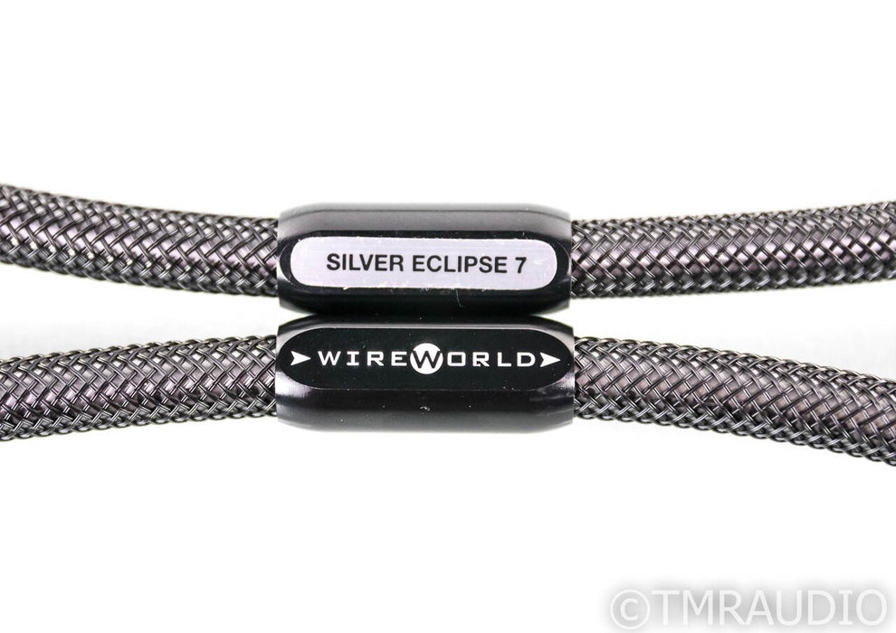 Wireworld Silver Eclipse 7 RCA Cables; 1m Pair Interconnects