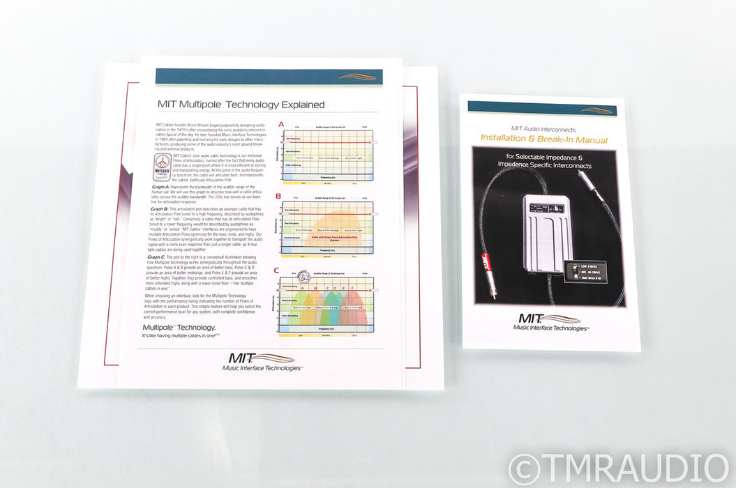 MIT Oracle MA-X2 Multipole RCA Cables; 2m Pair Interconnects
