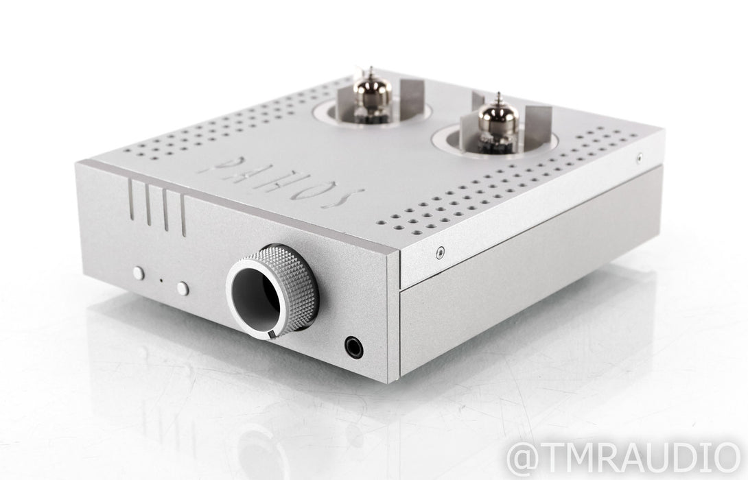 Pathos Aurium Tube Headphone Amplifier; Silver