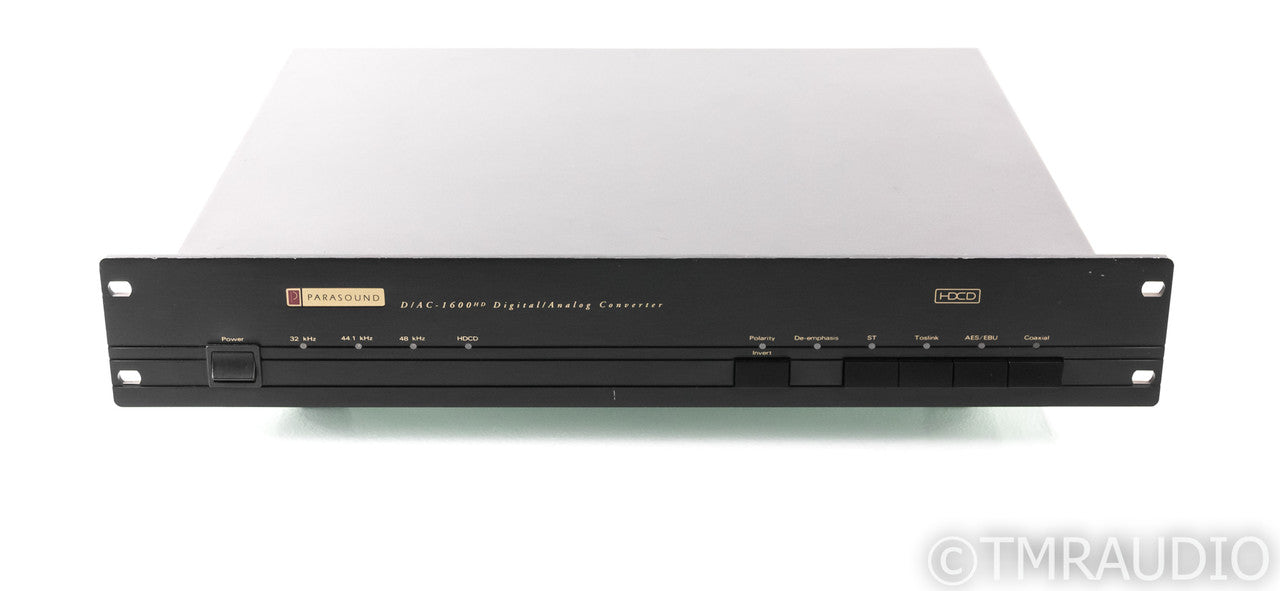 Parasound D/AC-1600 HD DAC; D/A Converter; 1600HD; HDCD