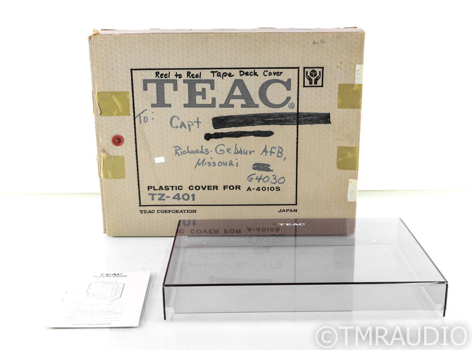 TEAC TZ-401 Vintage Reel To Reel Dust Cover; Fits A-4010S Player