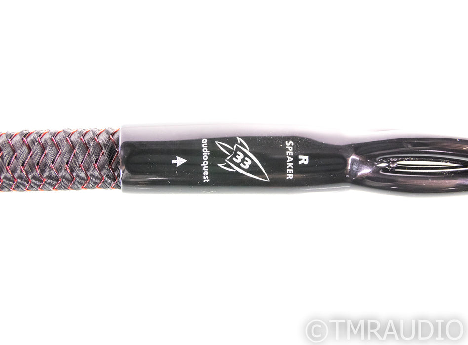 AudioQuest Rocket 33 Bi-Wire Speaker Cables; 10ft Pair