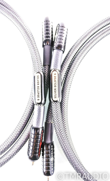 WireWorld Silver Eclipse 6 RCA Cables; 1.5m Pair Interconnects