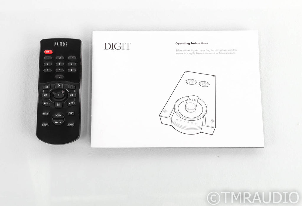 Pathos Digit Tube CD Player; Remote