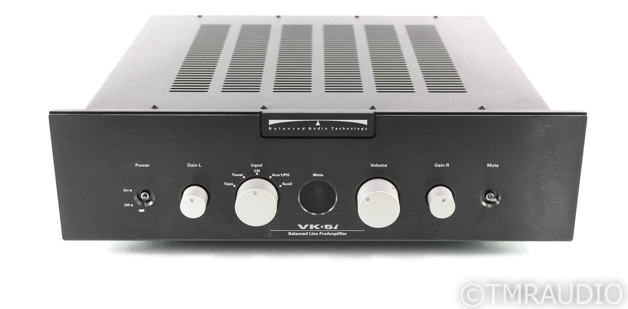 BAT VK-5i Stereo Tube Preamplifier; VK5i; Balanced Audio Technology (No Remote)