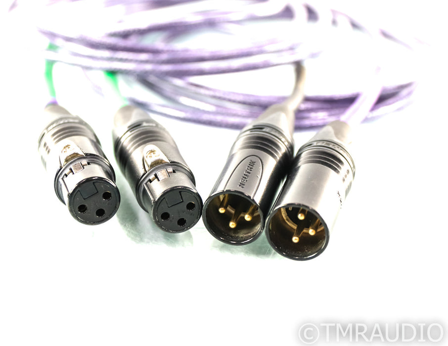 Nordost Leif Purple Flare XLR Cables; 1.2m Pair Balanced Interconnects