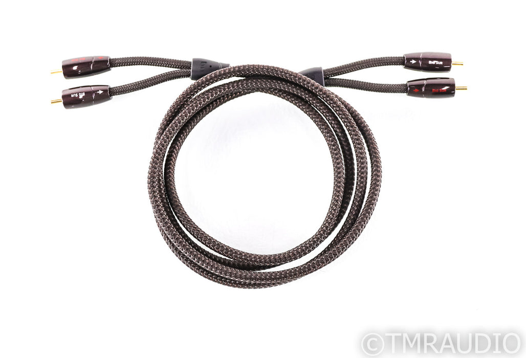 AudioQuest Big Sur RCA Cables; 1.5m Pair Interconnects