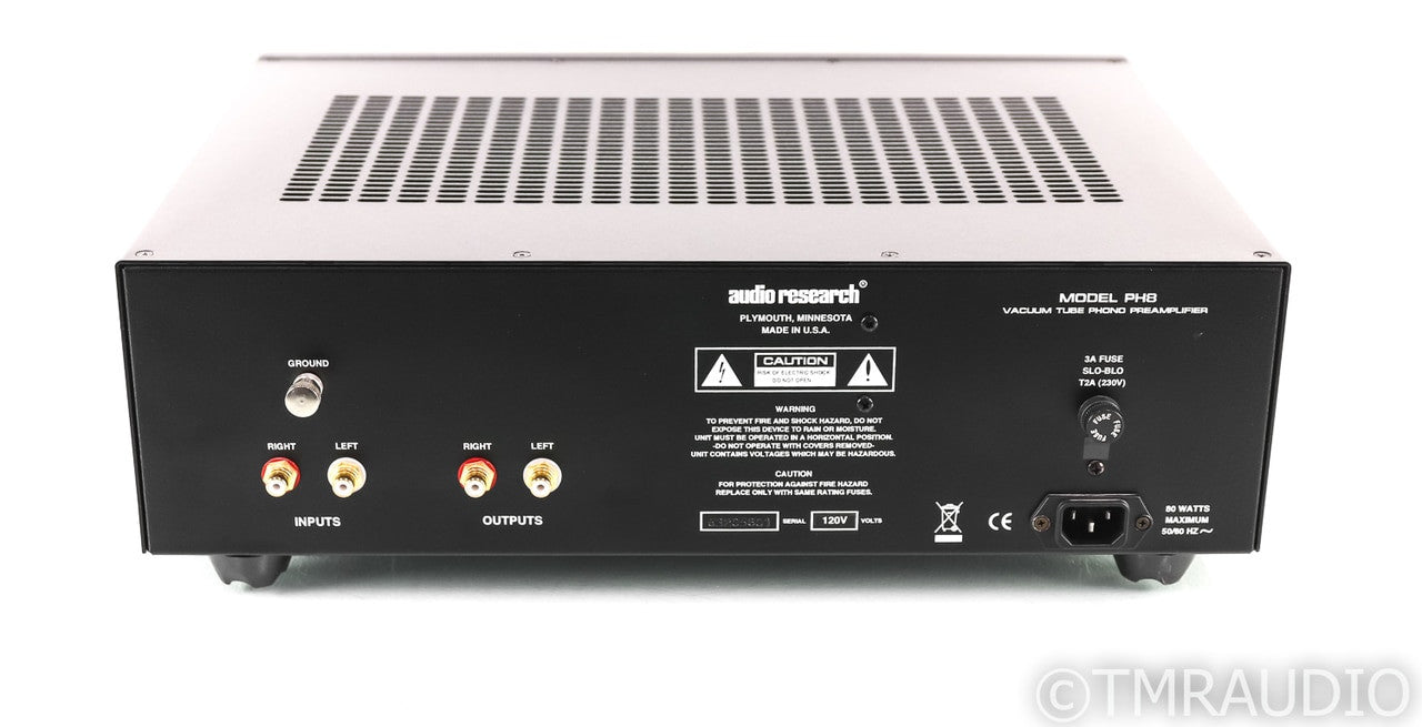 Audio Research PH8 MM / MC Tube Phono Preamplifier; PH-8