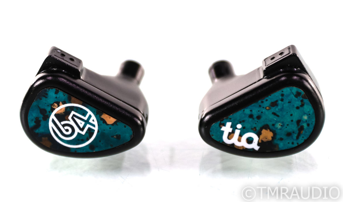 64 Audio Tia Fourte Noir In-Ear Monitor Headphones; Earbuds; IEM