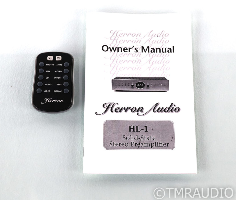 Herron HL-1 Stereo Preamplifier; HL1; Remote