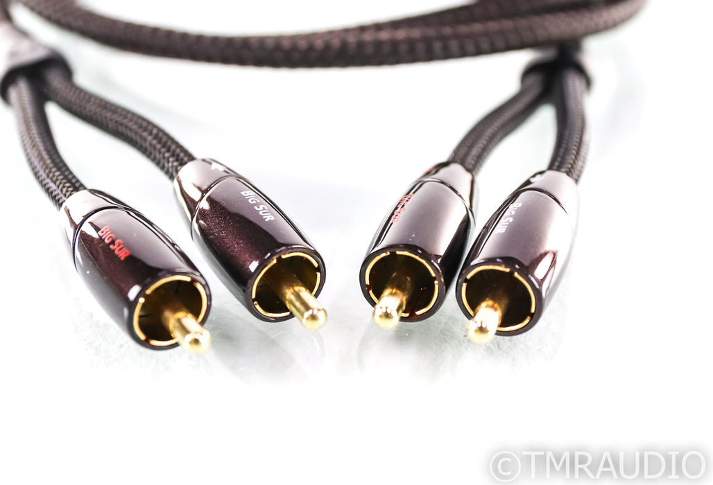 AudioQuest Big Sur RCA Cables; 1.5m Pair Interconnects