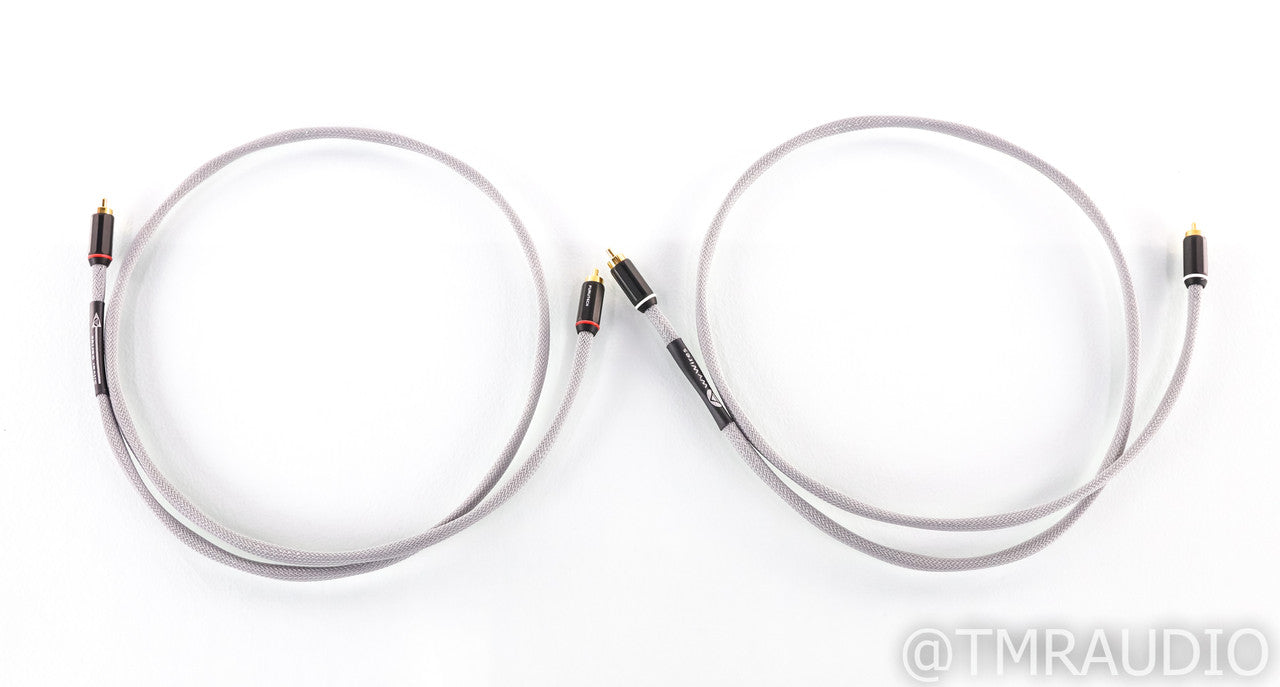 WyWires Silver Series RCA Cables; 4ft Pair Interconnects