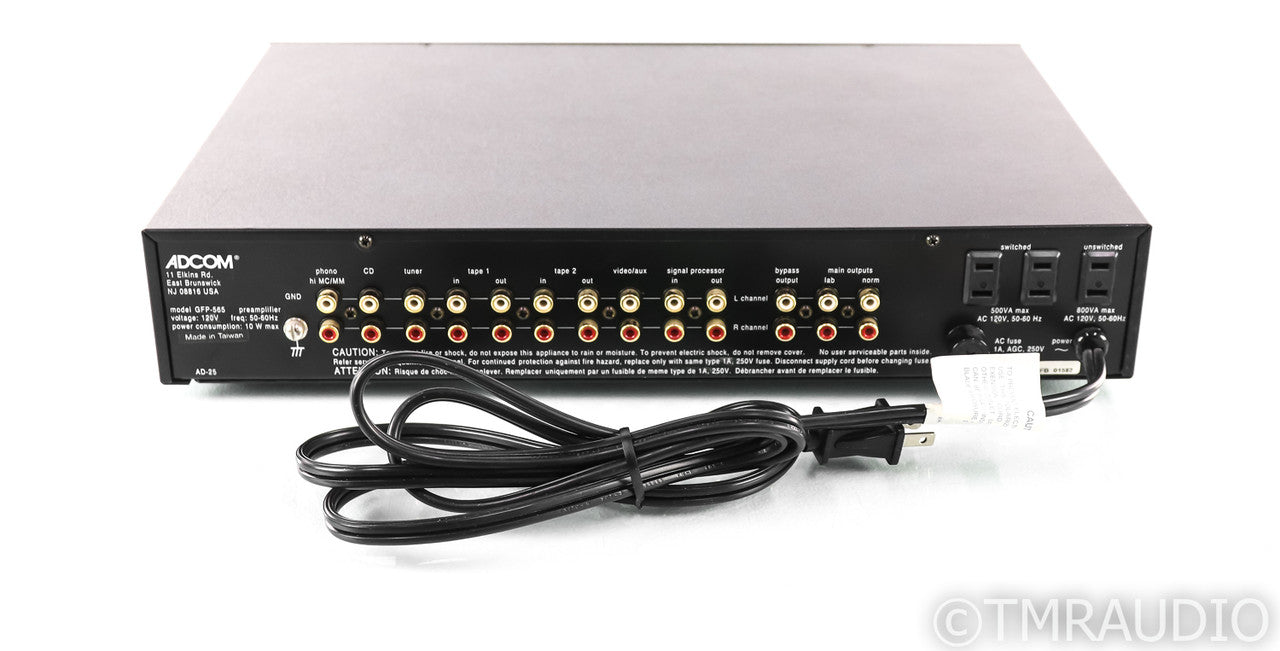 Adcom GFP-565 Stereo Preamplifier; GFP565; MM / MC Phono