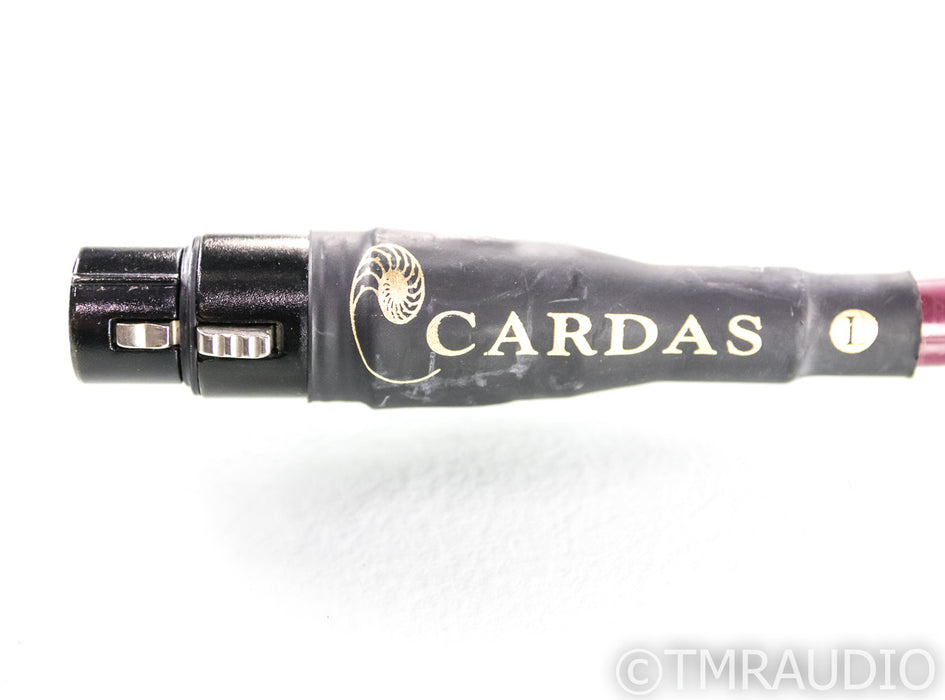 Cardas Golden Cross XLR Cables; 1m Pair Balanced Interconnects