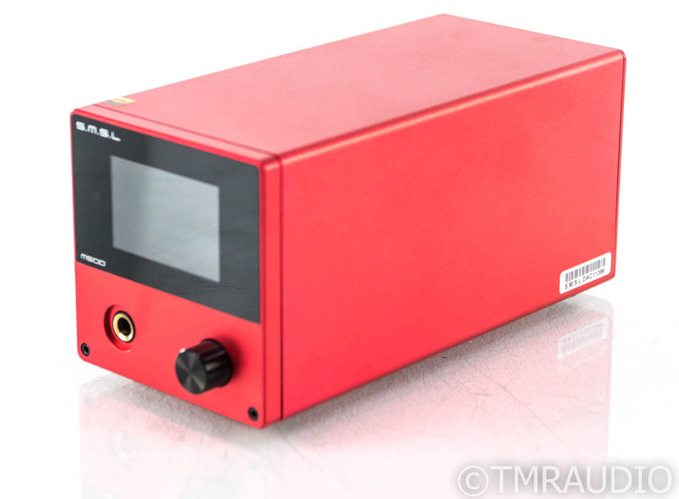 SMSL M500 Headphone Amplifier / DAC; Red; M-500; Remote