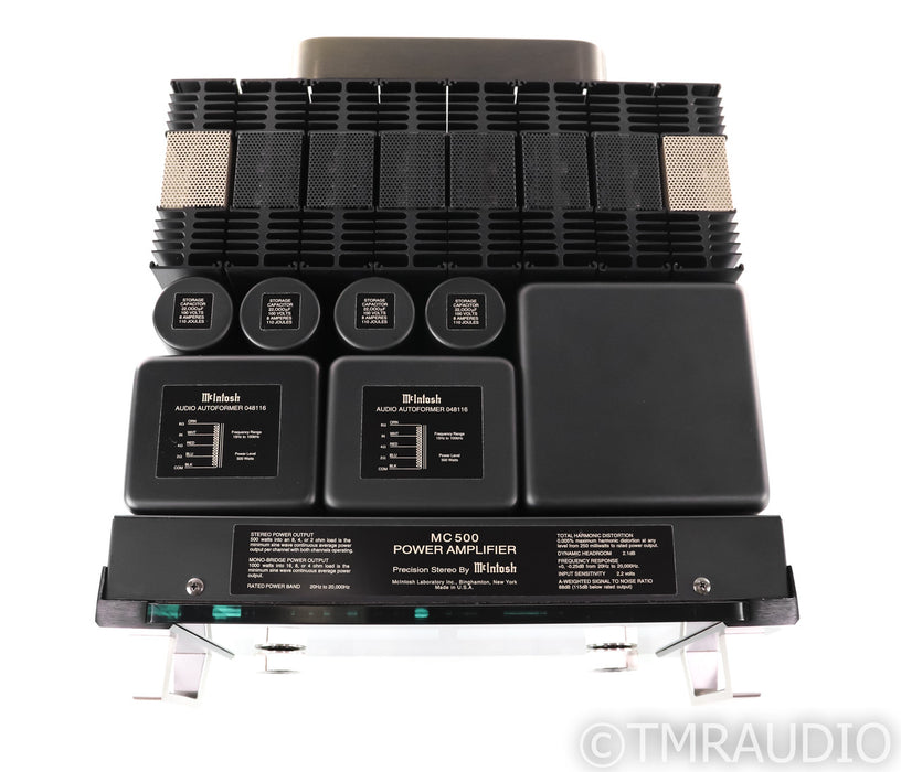 McIntosh MC500 Stereo Power Amplifier; MC-500