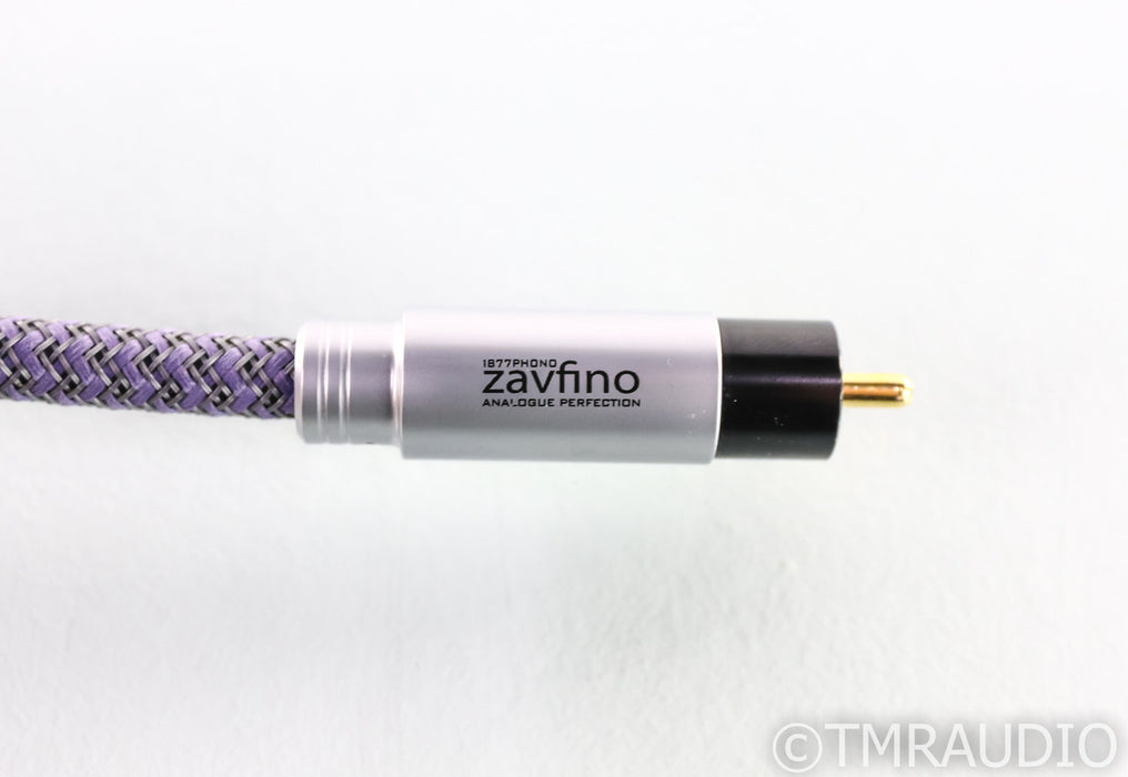 Zavfino 1877 Phono Arcadia MkII PC-OCC RCA Cables; 1.5m Pair Interconnects