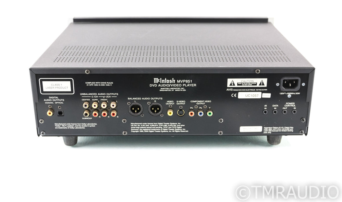 McIntosh MVP851 CD / DVD Player; MVP-851; Remote