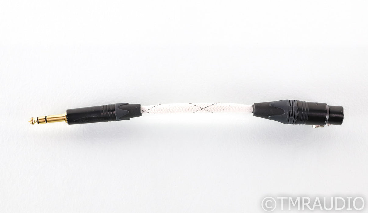 WyWires Platinum Headphone Cable Adapter; 8" 4-Pin XLR to 1/4"