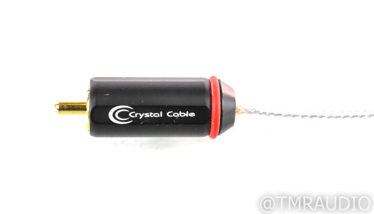 Crystal Cable CrystalConnect Reference Diamond RCA Cables; 1m Pair Interconnects