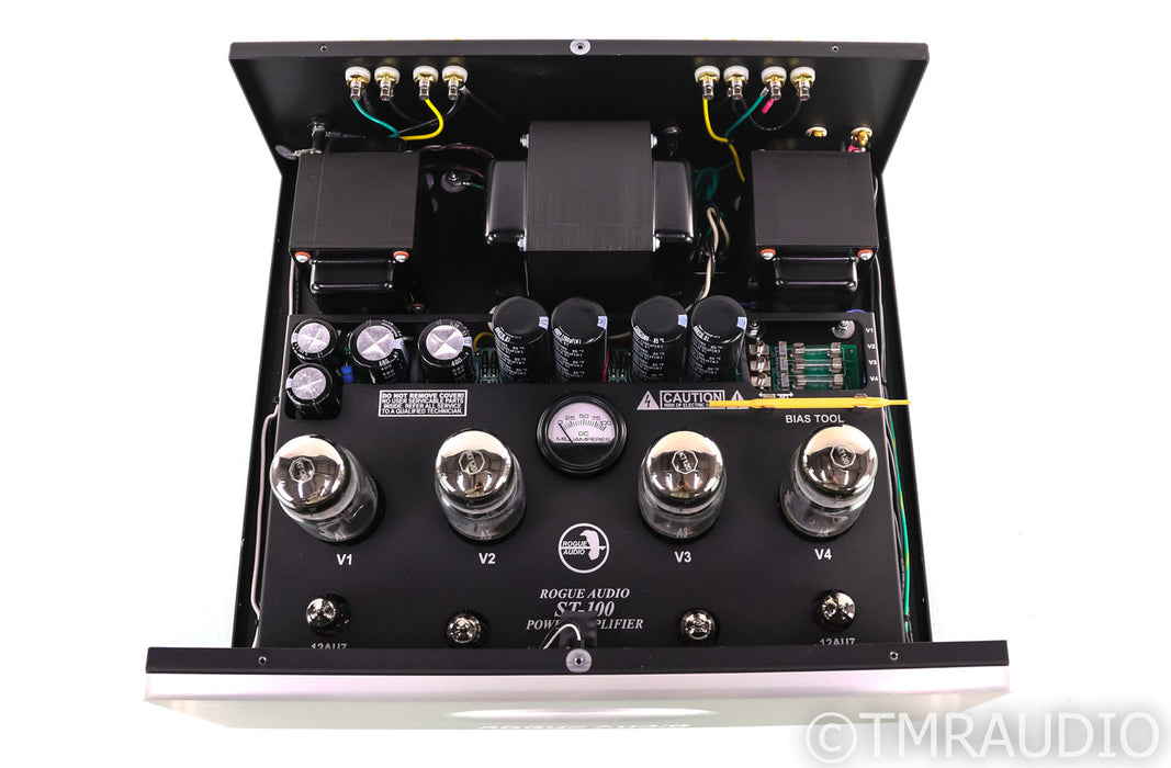 Rogue Audio Stereo 100 Stereo Tube Power Amplifier; ST-100; Silver