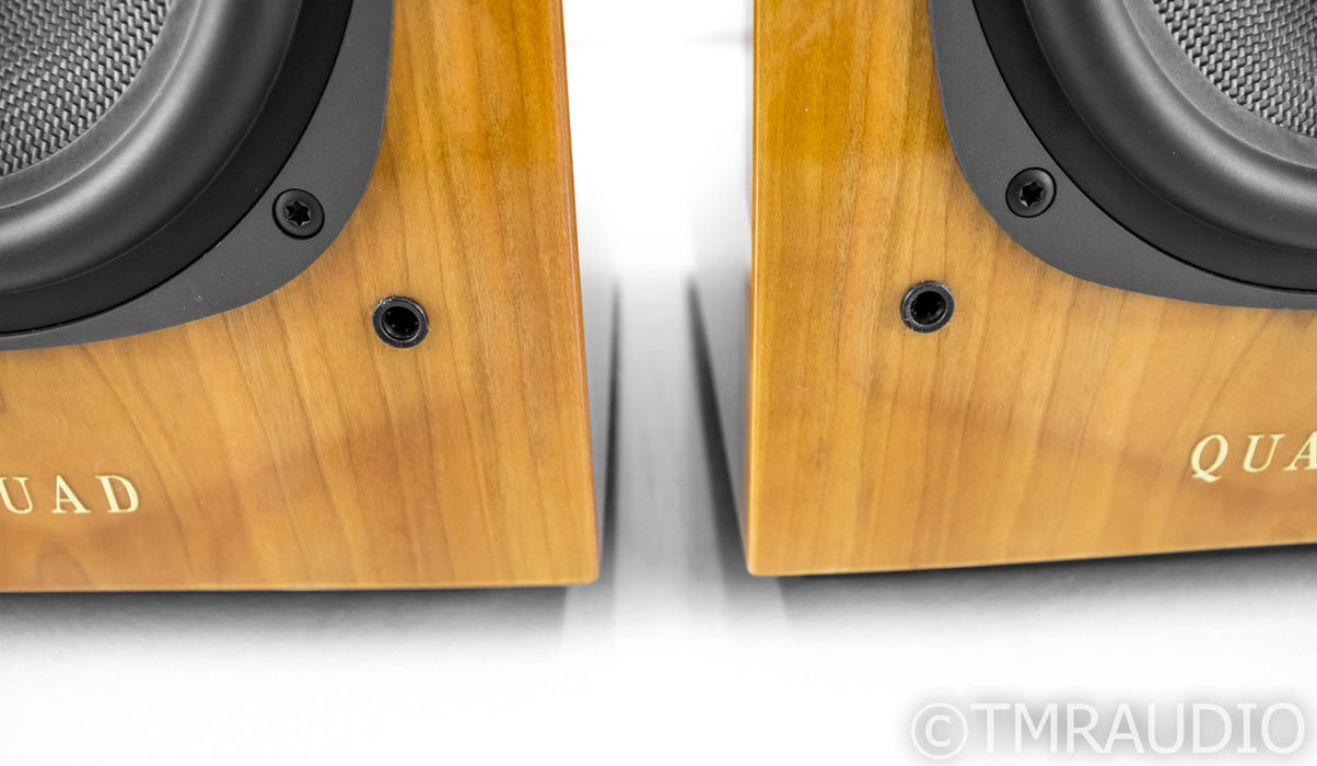 Quad 12L2 Bookshelf Speakers; Cherry Pair