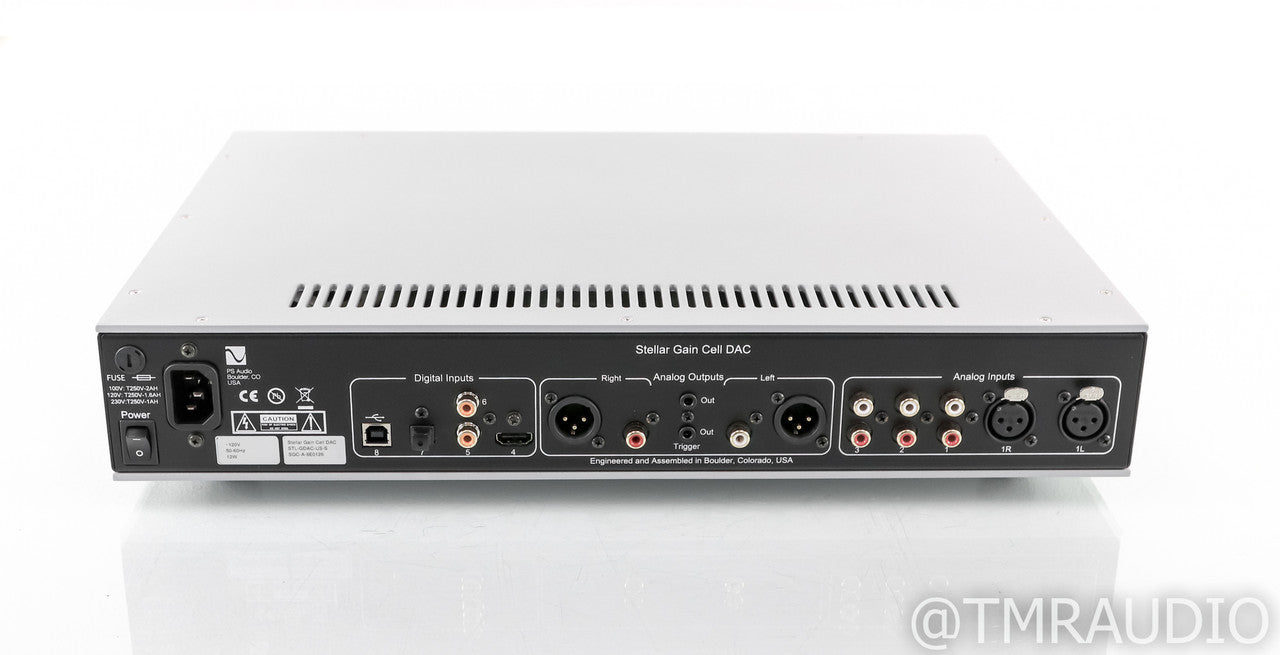 PS Audio Stellar Gain Cell DAC; D/A Converter; Silver; Remote (Used)