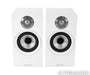 B&W 607 Bookshelf Speakers; White Pair