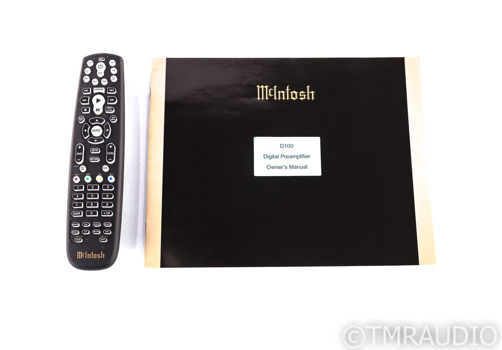 McIntosh D100 DAC; D/A Converter; D-100; Remote