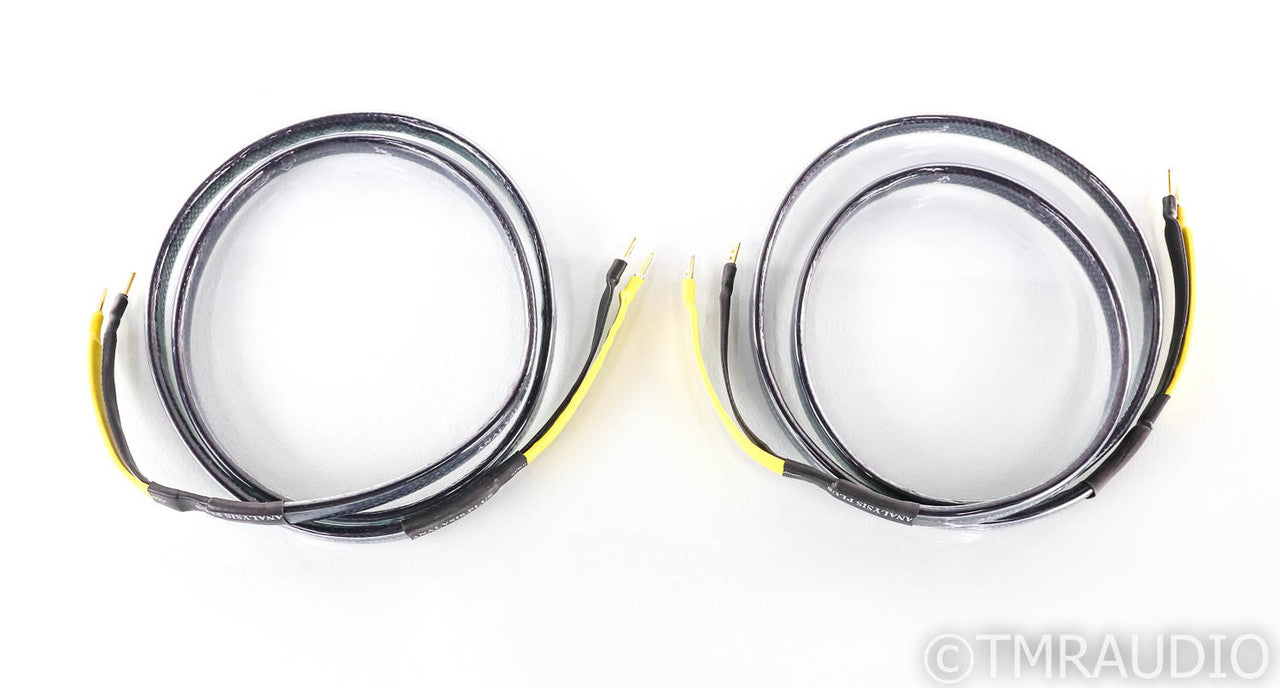 Analysis Plus Black Mesh Oval 9 Speaker Cables; 6ft Pair