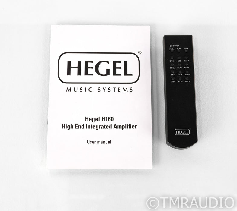 Hegel H160 Stereo Integrated Amplifier / DAC; H-160; Remote
